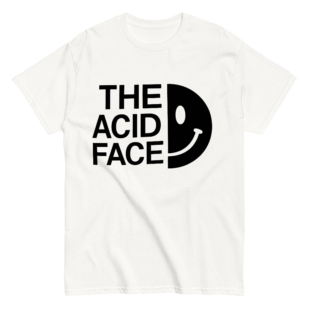 T-shirt classica unisex - Acid Face 01
